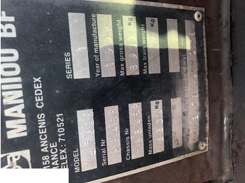 Eje y piezas MANITOU