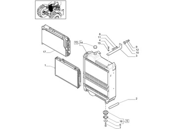 Radiador NEW HOLLAND