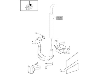 Motor y piezas NEW HOLLAND