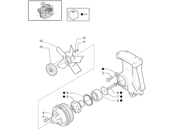 Motor y piezas NEW HOLLAND