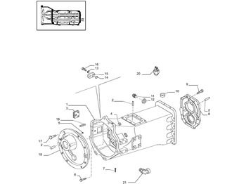 Caja de cambios y piezas NEW HOLLAND