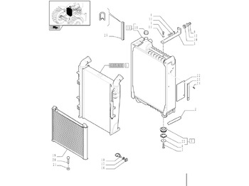 Radiador NEW HOLLAND