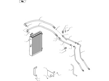 Sistema de refrigeración NEW HOLLAND