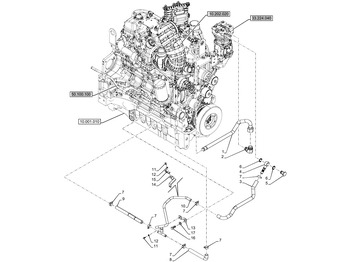 Motor y piezas NEW HOLLAND