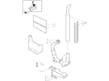 Motor y piezas NEW HOLLAND