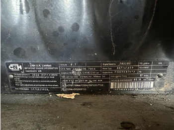 Motor para Maquinaria agrícola New holland silnik Model: F4DE9687 , model type: 667TA , części  blok wał głowica korbowód: foto 3