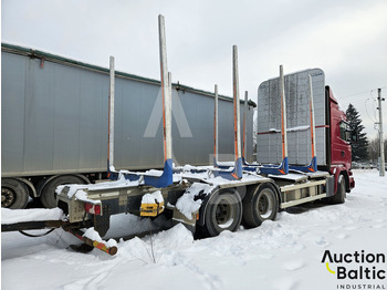 Remolque forestal Scania R 450: foto 4