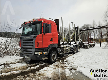 Remolque forestal Scania R 480: foto 3