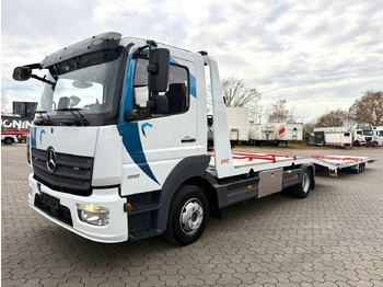 Camión portavehículos Mercedes-Benz Atego 918L Autotransporter mit BFZ Anhänger: foto 3