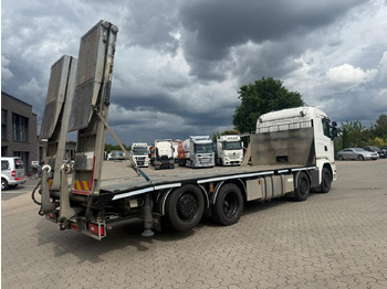 Grua de remolque autos Scania G450 Baumaschinentransporter mit Rampen: foto 4