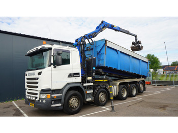 Camión grúa Scania G 490 10X4 CABLE SYSTEM TRUCK WITH PALFINGER Q180Z95TR CRANE: foto 2