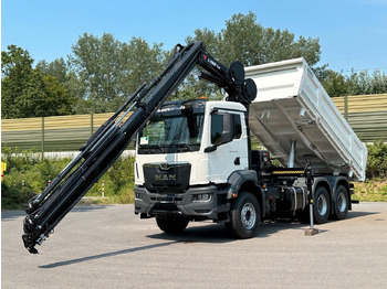 Camión volquete, Camión grúa MAN TGS 33.440 6x4 /3-Seiten- Kipper /  HIAB 228-6: foto 3