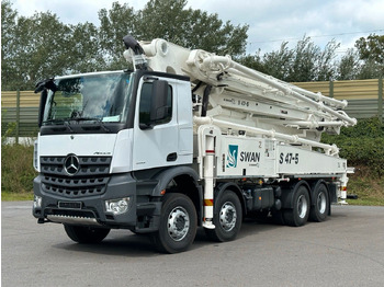 Camión hormigonera Mercedes-Benz Arocs 5 4142  8x4 SWAN TSP 47-5 160RZ ( 47m ): foto 2