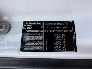 Camión volquete Mercedes-Benz 1840  2140 4X2 Kipper % Kran mit Funk Top Zust.: foto 3