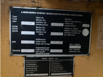 Grúa torre LIEBHERR 40 K: foto 4 Grúa torre LIEBHERR 40 K: foto 4