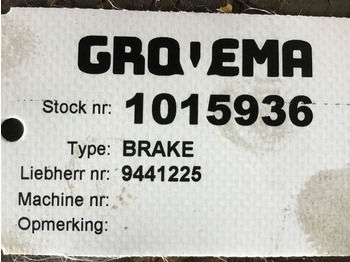 Discos de freno LIEBHERR