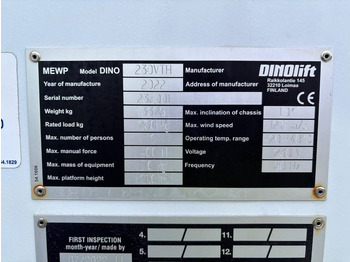 Camión con plataforma elevadora Mercedes-Benz Dino 230VTH: foto 5 Camión con plataforma elevadora Mercedes-Benz Dino 230VTH: foto 5