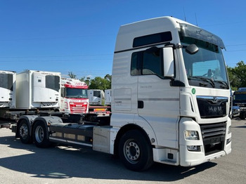 Camión portacontenedore/ Intercambiable MAN TGX 26.470 XXL, 6x2, Liftachse, EURO6, Intarder,: foto 3