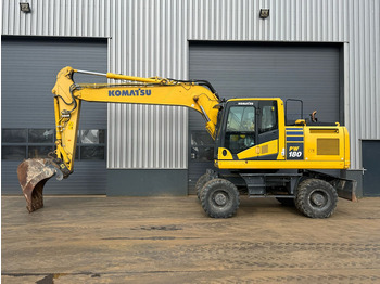 Excavadora de ruedas KOMATSU PW180