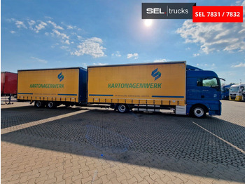 Camión lona MAN TGX 18.440 4X2 LL-U / Intarder /Jumbo /Durchlade: foto 4