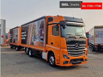 Camión lona Mercedes-Benz Actros 2548 / Retarder / Euro 6E / Aluklappen: foto 3