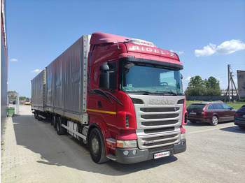 Camión lona Scania R420 curtainsider truck + curtain side trailer: foto 2