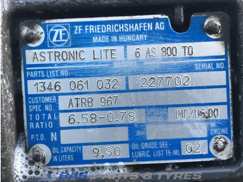 Caja de cambios para Camión DAF LF Euro 6 DAF 6AS800 TO AS Tronic Lite Versnellingsbak 6AS800 TO: foto 5