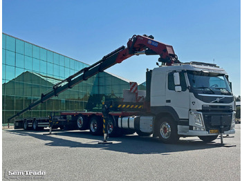 Camión grúa Volvo FMX 540 8X4 HMF 6020 K8 Kraan 231.000 KM + 2023 Sterk Trailer Super Condit: foto 5