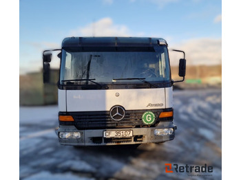 Camión caja abierta, Camión grúa Mercedes-Benz Atego 818L med 6 meter plan og kran: foto 5