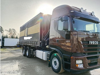 Camión lona, Camión grúa Iveco AS260S42Y/FS: foto 3