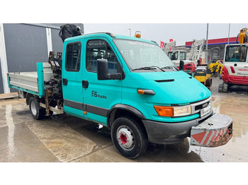Caja abierta furgoneta Iveco Daily 65 C15 stake body - Hiab 045-3 - 7.5M: foto 3