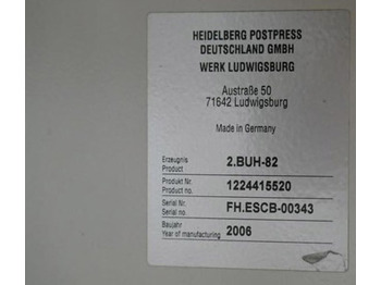 Plegadora de papel 2nd station Heidelberg Stahlfolder BUH 82-6: foto 5