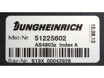 Unidad de control para Equipo de manutención Jungheinrich 51225602 | Stuur regeling steering Controller AS4803 Z index A from: foto 3