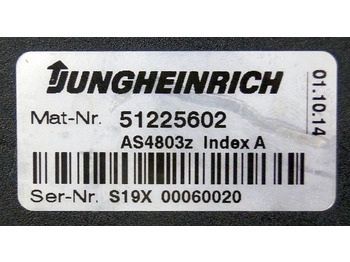 Unidad de control para Equipo de manutención Jungheinrich 51225602 | Stuur regeling steering Controller AS4803 Z index A from: foto 3 Unidad de control para Equipo de manutención Jungheinrich 51225602 | Stuur regeling steering Controller AS4803 Z index A from: foto 3