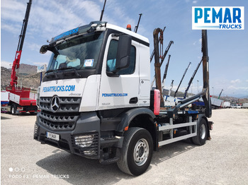 Camión portacontenedor de cadenas MERCEDES-BENZ Arocs 1845