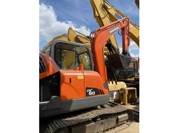 Excavadora de cadenas 6tons doosan excavator used dx60 dh60 dx55 dh55  mini excavator free shipping: foto 3