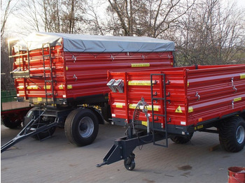 Remolque volquete agrícola nuevo Techmont Anhänger / Trailer / Remorque / Rimorchio / Прицеп двухоосный бортовой / Przyczepa dwuosiowa PTD16 12 t: foto 3