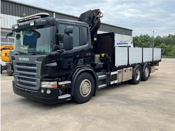Camión caja abierta, Camión grúa SCANIA P320, +RC, valník Crane PK 20002: foto 5