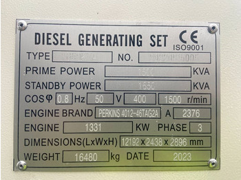 Generador industriale nuevo Perkins 4012-46TAG2A - 1.650 kVA Generator - DPX-19823-O: foto 4