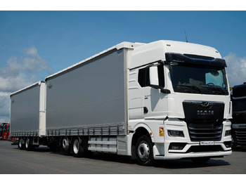 Camión lona MAN TGX 26.470 / ZESTAW TANDEM 120 M3 / PRZEJAZDOWY: foto 4 Camión lona MAN TGX 26.470 / ZESTAW TANDEM 120 M3 / PRZEJAZDOWY: foto 4