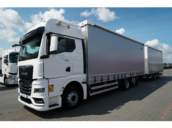 Camión lona MAN TGX 26.470 / ZESTAW TANDEM 120 M3 / PRZEJAZDOWY: foto 2 Camión lona MAN TGX 26.470 / ZESTAW TANDEM 120 M3 / PRZEJAZDOWY: foto 2