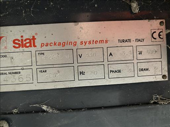 Maquinaria de embalaje Siat WS320L-1 Pallet wrapper: foto 5 Maquinaria de embalaje Siat WS320L-1 Pallet wrapper: foto 5