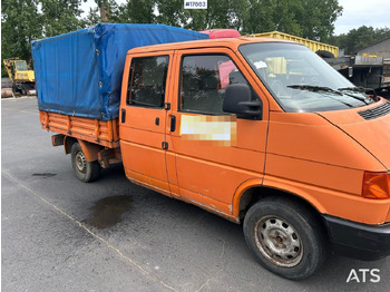 Furgoneta con caja de lona, Furgoneta combi Volkswagen Transporter 1.9D double cab with box body (1992): foto 5