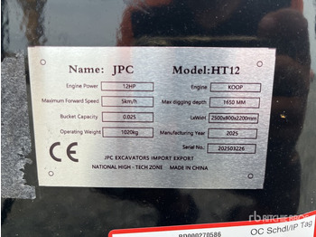 Miniexcavadora JPC