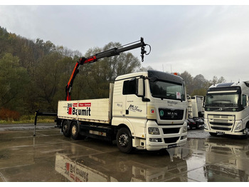 Camión caja abierta, Camión grúa MAN TGX 26.440 // 2009 // Palfinger PK 12001EH Radio // Oś skrętna i podnoszona //: foto 3 Camión caja abierta, Camión grúa MAN TGX 26.440 // 2009 // Palfinger PK 12001EH Radio // Oś skrętna i podnoszona //: foto 3