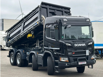 Camión volquete Scania G460 XT Super 8x4 Meiller 3 Side Tipper / Damage / Retarder / Bordmatic: foto 3
