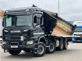 Camión volquete Scania G460 XT Super 8x4 Meiller 3 Side Tipper / Damage / Retarder / Bordmatic: foto 2