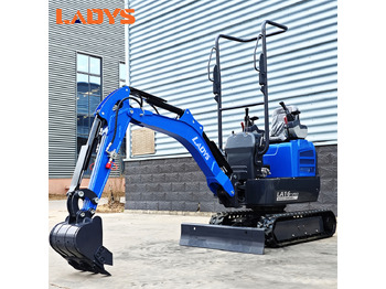 Miniexcavadora nuevo LADYS LA16Pro Mini Excavator Digger Miniexcavadora EPA Kubota Engine Mini Excavator For Sale With Mini Excavator Attachment Set: foto 4