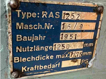 Máquina para metal Abkantmaschine RAS: foto 3