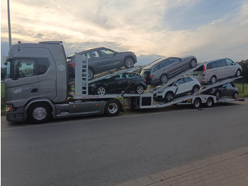 Camión portavehículos SCANIA S 500